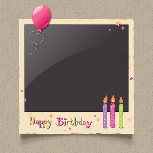 Happy Birthday Photo Frame Free Download